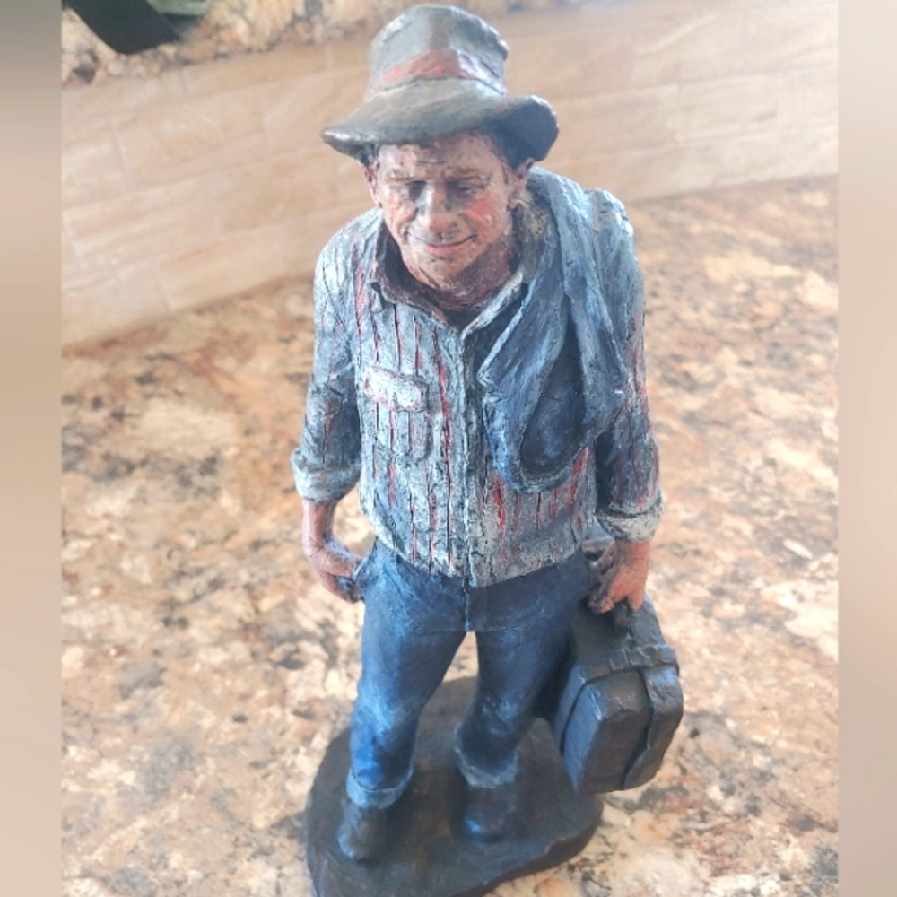 Michael Harman Traveler sculpture signed 1970